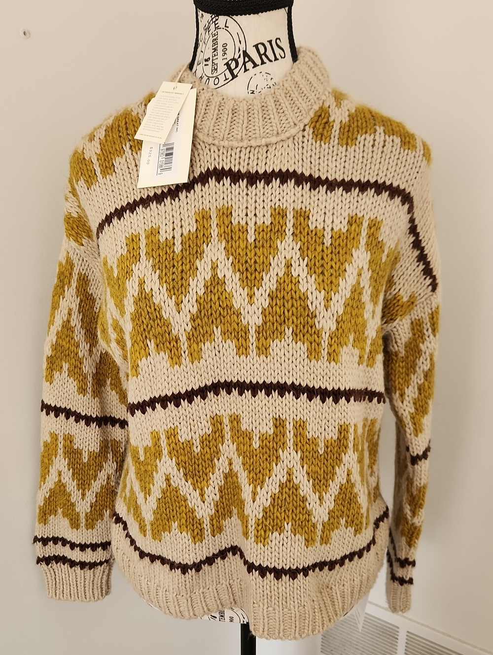 NWT The Great Folklore Sweater SZ 0
